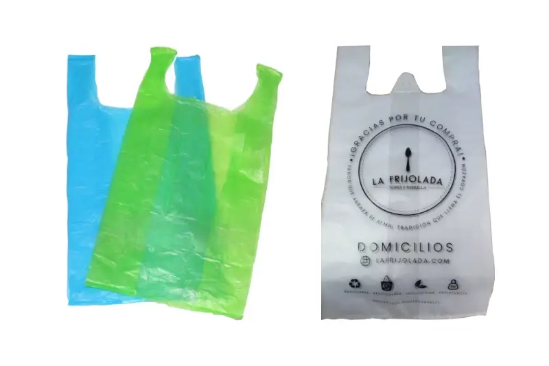 Bolsas plásticas con manija